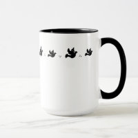 Fliegen-Tauben-Tasse