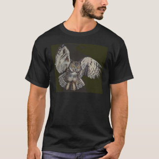 Fliegen-Tiger-Eule T-Shirt