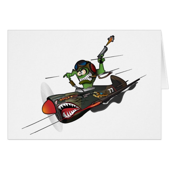 Fliegen-Tiger-Karte (Vorderseite (Horizontal))