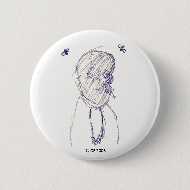 Fliegen-Typ-Knopf Button (Vorderseite)
