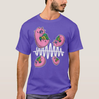 Fliegen um den Funkbetreiber Frequency Waves Ham T-Shirt