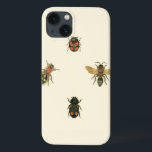 Fliegen und Käfer von Vision Studio Case-Mate iPhone Hülle<br><div class="desc">Dieser Vision Studio-Druck ist vielleicht nur für Insektenliebhaber geeignet! Fliegen und Käfer versammeln sich auf einem cremefarbenen Hintergrund,  gerahmt durch einen schwarzen Rand. Wenn Sie in Entomologie sind,  oder jemanden kennen,  der ist,  ist das ein großartiges Stück!</div>