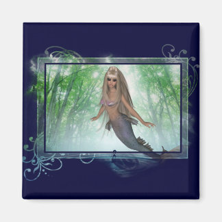 Fliegen von Meerjungfrau aus Wasserdesign ~ Fantas Magnet