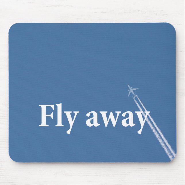 Fliegen weg mousepad (Vorne)