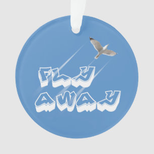 Fliegen weg ornament