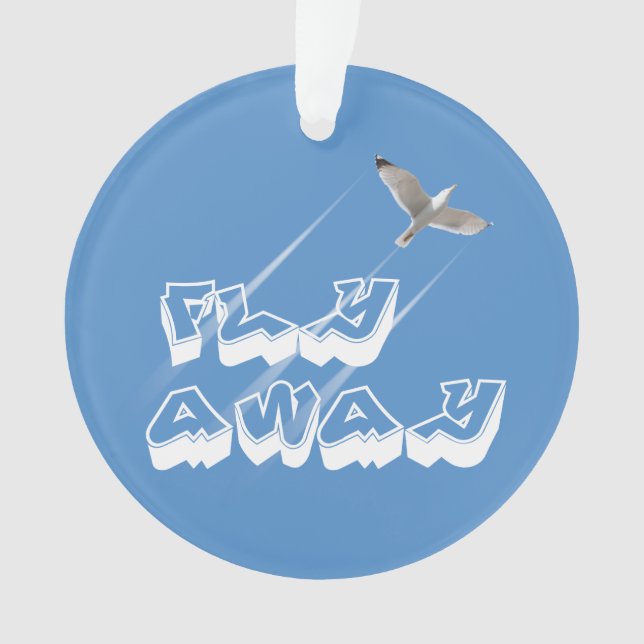 Fliegen weg ornament (Vorderseite)