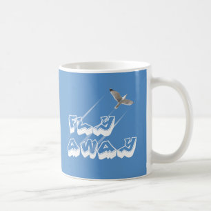 Fliegen weg tasse