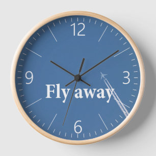 Fliegen weg uhr
