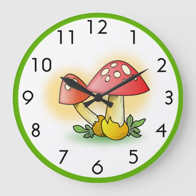 Fliegen-Wulstling Muscaria vermehrt sich Große Wanduhr (Vorderseite)