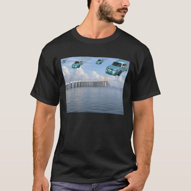 Fliegen-Würfel T-Shirt (Vorderseite)