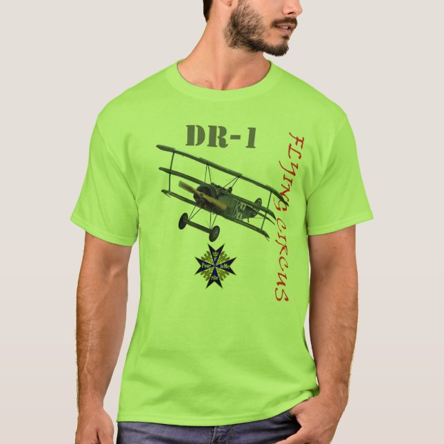 Fliegen-Zirkus T-Shirt (Vorderseite)