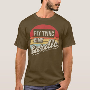 Fliegenbinden ist mein Cardio Vintage Retro Lustig T-Shirt