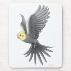 FliegenCockatiel Mousepad