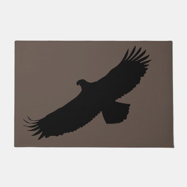 Fliegende Adler Türmatte Farbe wählen (Vorderseite)