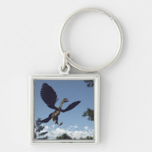 Fliegende Archaeopteryxvogeldinosaurier - 3D Schlüsselanhänger