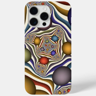 Fliegende bunte moderne abstrakte Fraktalkunst Case-Mate iPhone Hülle
