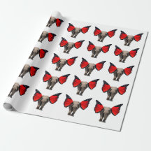 Fliegende Elefanten Wrapping Paper