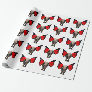 Fliegende Elefanten Wrapping Paper Geschenkpapier
