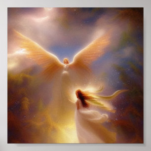 Fliegende Engel Poster