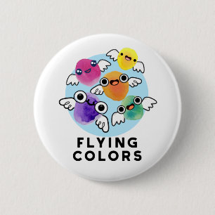 Fliegende Farben Funny Colorful Wings Puff Button