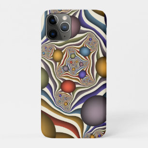 Fliegende farbenfrohe moderne abstrakte Fractal-Ku Case-Mate iPhone Hülle