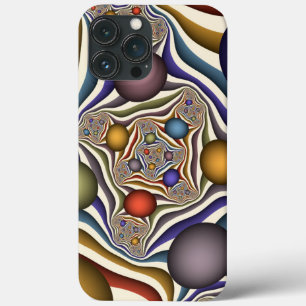 Fliegende farbenfrohe moderne abstrakte Fractal-Ku Case-Mate iPhone Hülle