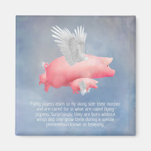 Fliegende Ferkel Magnet