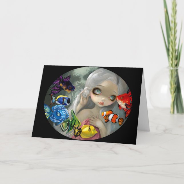 "Fliegende Fische: Regenbogen" Greeting Card Karte (Vorderseite)