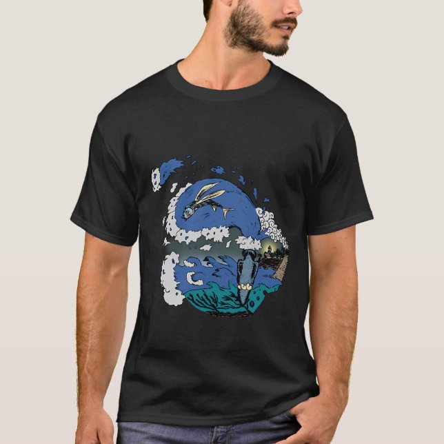 Fliegende Fische T-Shirt (Vorderseite)