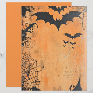 Fliegende Fledermäuse Halloween-Schrappbuch-Papier