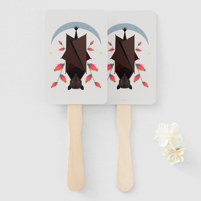 Fliegende Fox-Handfans Fächer (Vorne und Hinten)