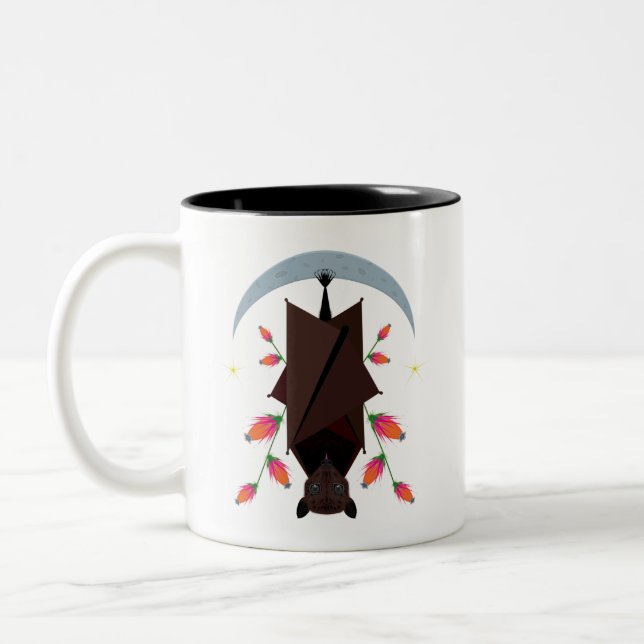 Fliegende Fox-Tasse Zweifarbige Tasse (Links)