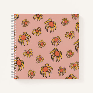 Fliegende Gänseblümchen-Blumen Notizbuch
