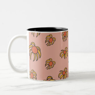 Fliegende Gänseblümchen Frühling- und Sommer-Blume Zweifarbige Tasse