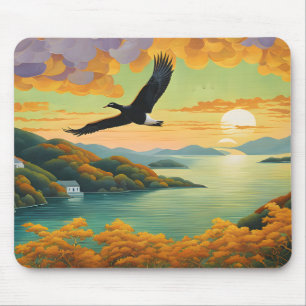 Fliegende Heimat Mousepad
