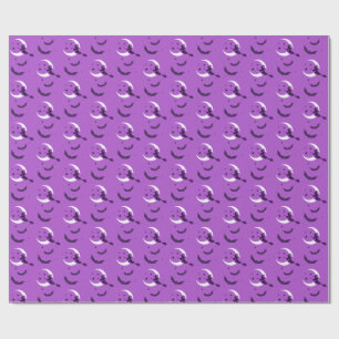 Fliegende Hexen erhalten Stitches als Geschenkpapi Geschenkpapier