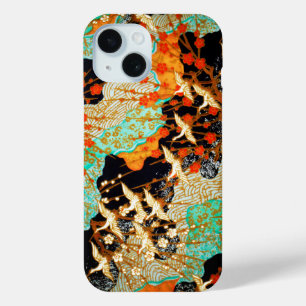 FLIEGENDE KRÄNE MIT FRÜHBLUMEN, Japanisch Case-Mate iPhone Hülle