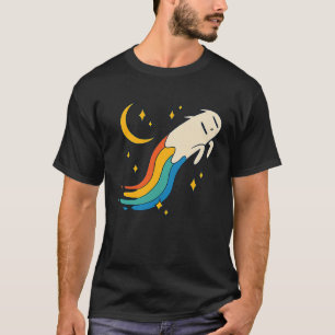Fliegende Regenbogenkatze Meme Katze Emo Soft Grun T-Shirt