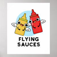 Fliegende Sauces Funny Food Puff