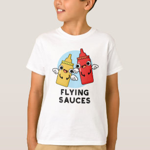 Fliegende Sauces Funny Food Puff T-Shirt