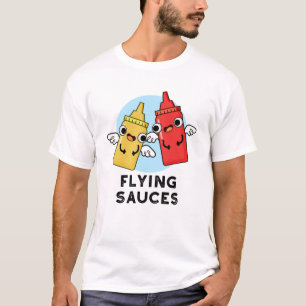 Fliegende Sauces Funny Food Puff T-Shirt