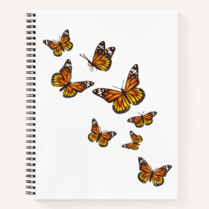 Fliegende Schmetterlinge - Schmetterling Lover Gar Notizbuch
