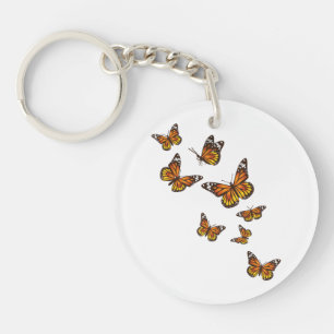 Fliegende Schmetterlinge - Schmetterling Lover Gar Schlüsselanhänger