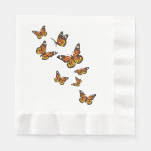 Fliegende Schmetterlinge - Schmetterling Lover Gar Serviette