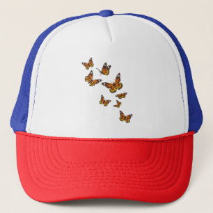 Fliegende Schmetterlinge - Schmetterling Lover Gar Truckerkappe