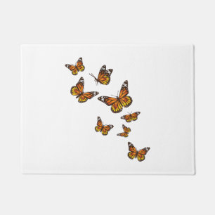 Fliegende Schmetterlinge - Schmetterlingsliebhaber Fußmatte