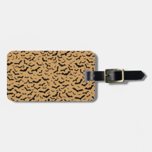 Fliegende schwarze Schläger Gepäckanhänger