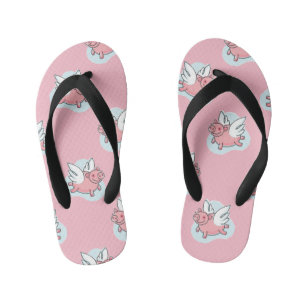 Fliegende Schweine Chinesisches Jahr Zodiac wählen Kinderbadesandalen