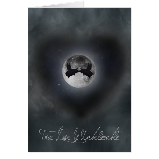 Fliegende Schweine küssen gegen den Vollmond (Vorne)