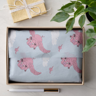 Fliegende Schweine Seidenpapier